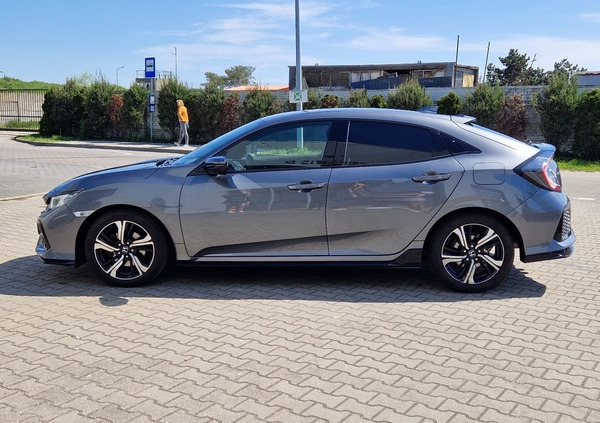 Honda Civic cena 72500 przebieg: 121000, rok produkcji 2017 z Świnoujście małe 379